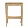Beaumont Lane Modern Wood Traditional Beige End Table in Beige