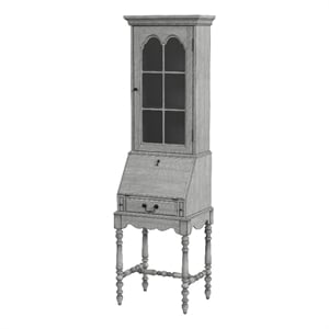 Beaumont Lane Modern Wood Traditional Gray Finish Secretary Desk