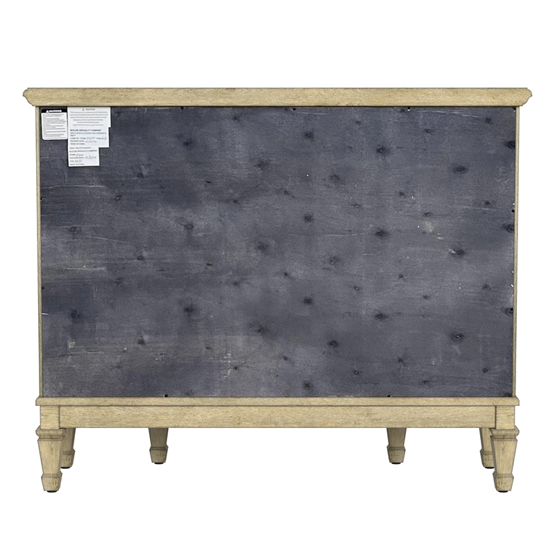 Beaumont Lane Traditional Antique Beige 3 Drawer 2 Drawer Accent Cabinet