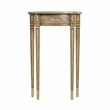 Beaumont Lane Traditional Antique Beige Demilune Console Table