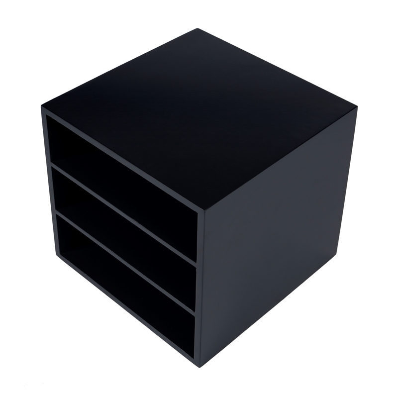 Beaumont Lane Contemporary Stackable Bookcase Organizer in Navy Blue