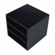Beaumont Lane Contemporary Stackable Bookcase Organizer in Navy Blue