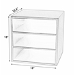 Beaumont Lane Contemporary Stackable Bookcase Organizer in Navy Blue