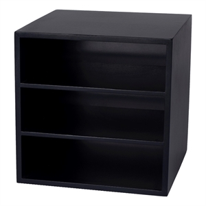Beaumont Lane Contemporary Stackable Bookcase Organizer in Navy Blue