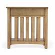 Beaumont Lane Transitional One Drawer Side Table in Antique Beige