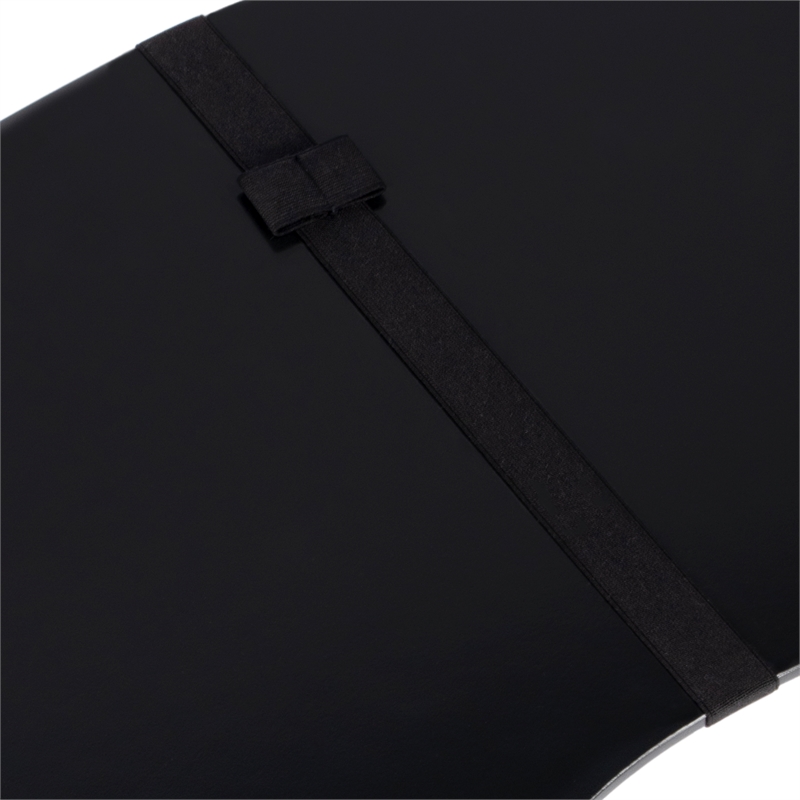 Beaumont Lane Modern Traditional Wood Wide Lap Desk in Black