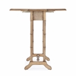 Beaumont Lane Traditional Drop-Leaf Wood Side Table In Antique Beige
