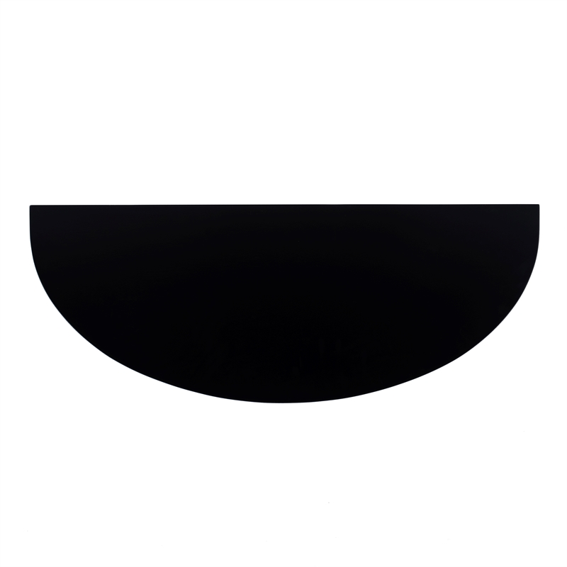 Beaumont Lane Modern Mid-Century Wood Console Table in Black