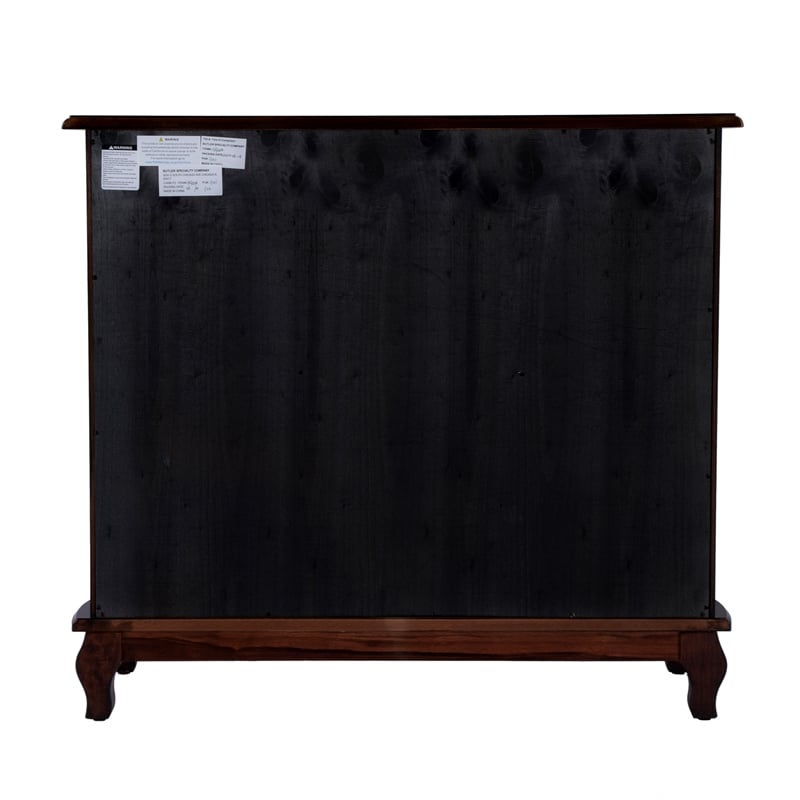 Beaumont Lane Traditional European Wood Accent Cabinet in Cherry