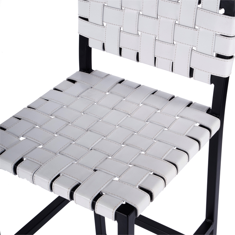 Beaumont Lane Modern Iron And Leather 24.5