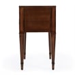 Beaumont Lane Contemporary 2 Drawer End Table in Antique Cherry