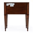 Beaumont Lane Contemporary 2 Drawer End Table in Antique Cherry