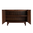 Beaumont Lane Mid-Century 2 Door Storage Cabinet in Heritage