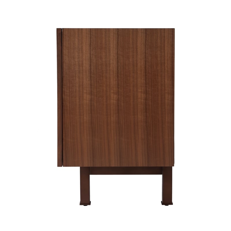 Beaumont Lane Mid-Century 2 Door Storage Cabinet in Heritage