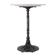 Beaumont Lane Transitional Round Marble and Iron Accent Table