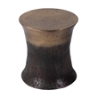 Beaumont Lane Modern 14 in W Stainless Steel End Table in Bronze
