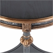 Beaumont Lane Traditional 24 in W Round Wood End Table in Pastel Blue