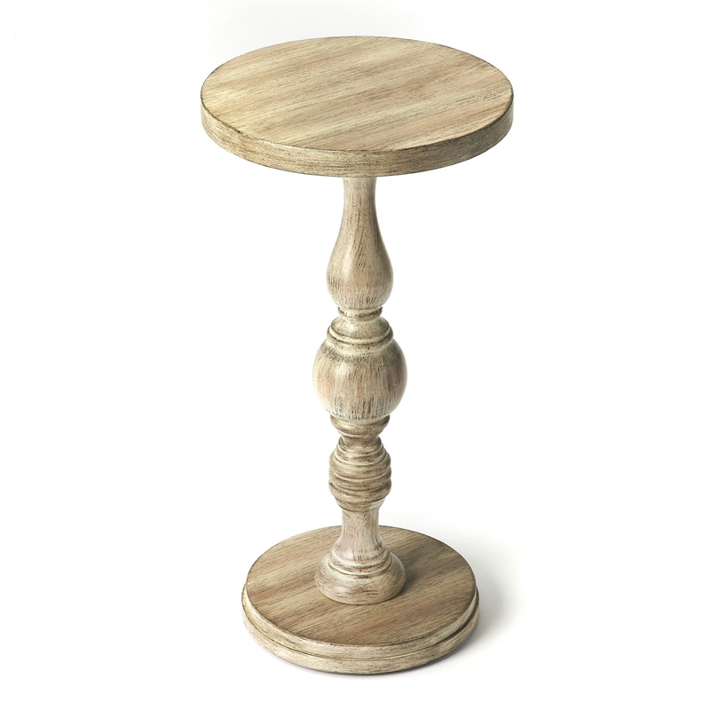 Beaumont Lane Traditional Wood Pedestal Table - Cherry Brown