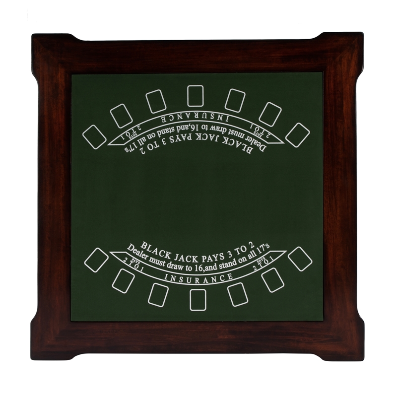 Beaumont Lane Transitional Multi-Game Card Table - Cherry Brown