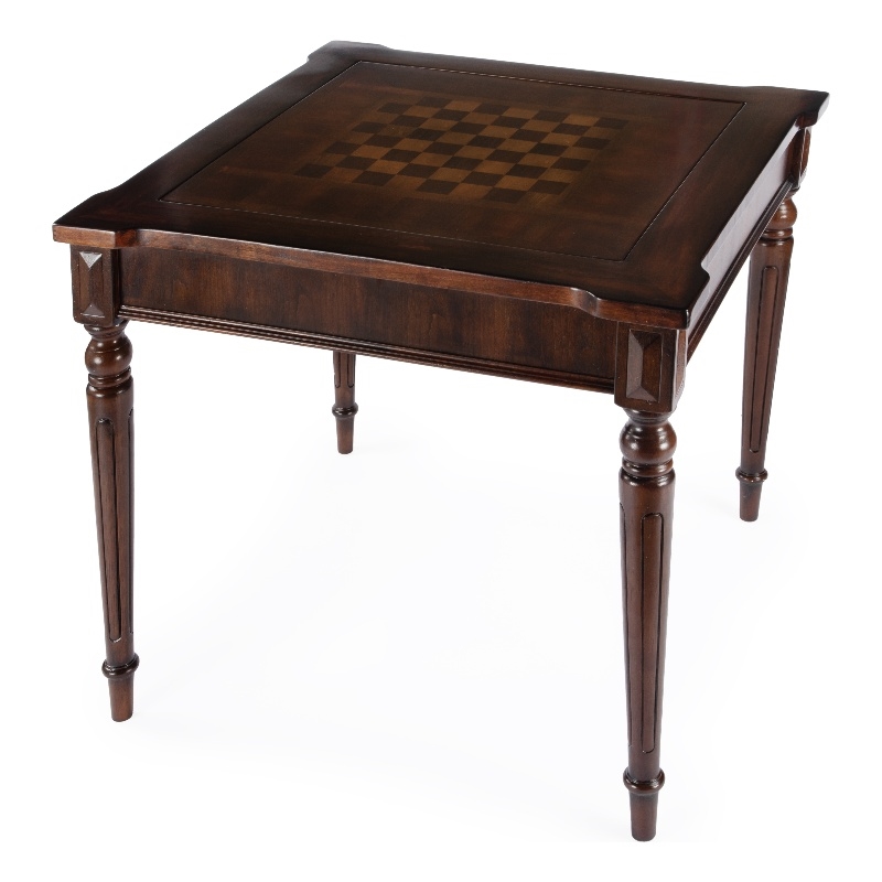 Beaumont Lane Transitional Multi-Game Card Table - Cherry Brown