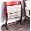 Beaumont Lane Transitional Plantation Cherry Finish Blanket Stand