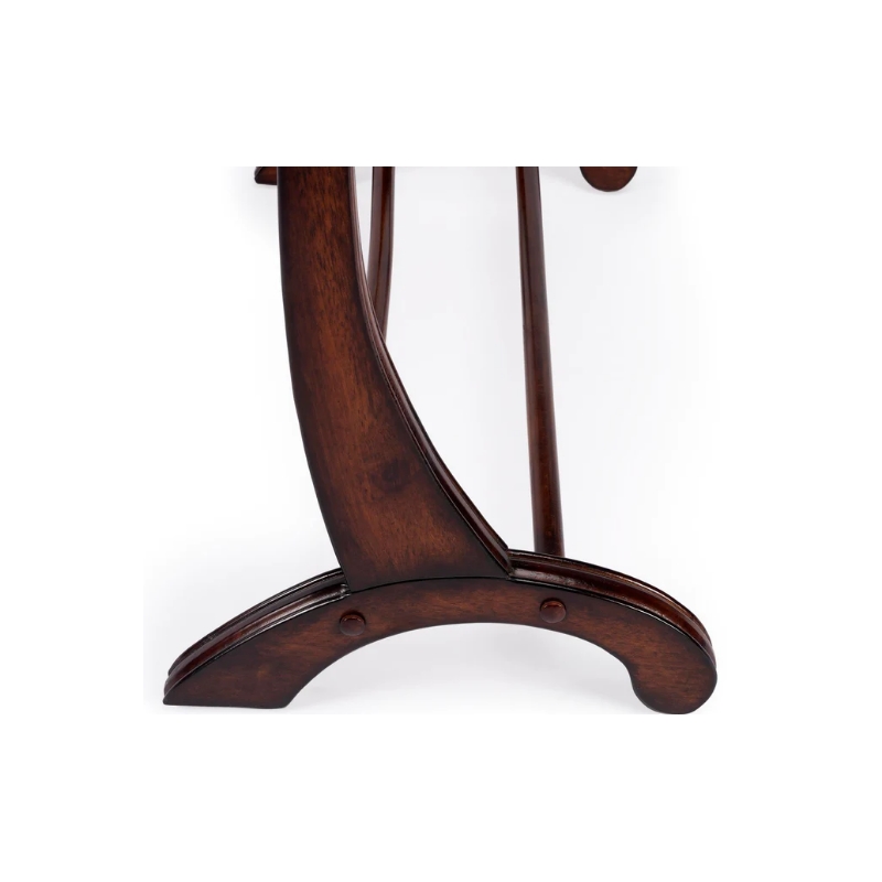 Beaumont Lane Transitional Plantation Cherry Finish Blanket Stand