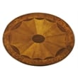 Beaumont Lane Traditional Accent Olive Ash Burl Oval Accent Table