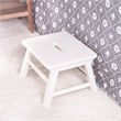 Beaumont Lane Traditional Solid Wood Accent White Step Stool