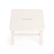 Beaumont Lane Traditional Solid Wood Accent White Step Stool
