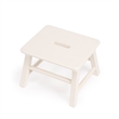 Beaumont Lane Traditional Solid Wood Accent White Step Stool