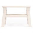 Beaumont Lane Traditional Solid Wood Accent White Step Stool