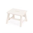 Beaumont Lane Traditional Solid Wood Accent White Step Stool