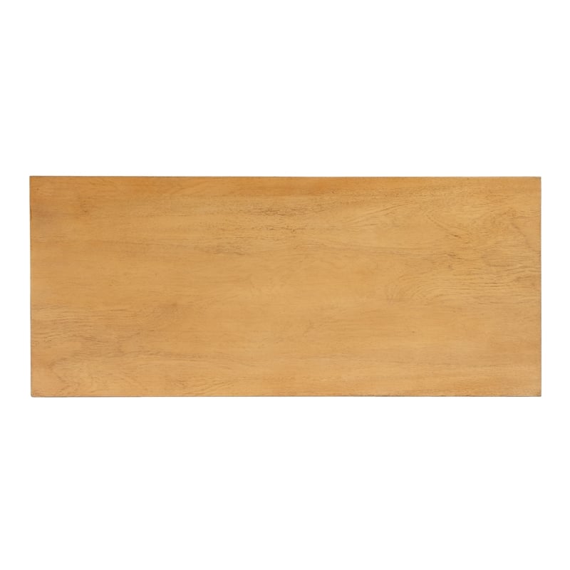 Beaumont Lane Contemporary 3 Shelf Wood & Iron Etagere Bookcase