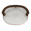 Beaumont Lane Traditional Antique Cherry Upholstered Vanity Seat