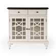 Beaumont Lane Traditional 2 Door 2 Drawer Cabinet in White Finish
