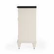 Beaumont Lane Traditional 2 Door 2 Drawer Cabinet in White Finish