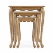 Beaumont Lane Traditional Set Of 3 Nesting Tables in Beige Finish