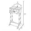 Beaumont Lane Traditional Clothing Valet Stand - Medium Brown