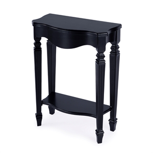 Beaumont Lane Traditional Ballerina 22&quot Console Table - Black Licorice