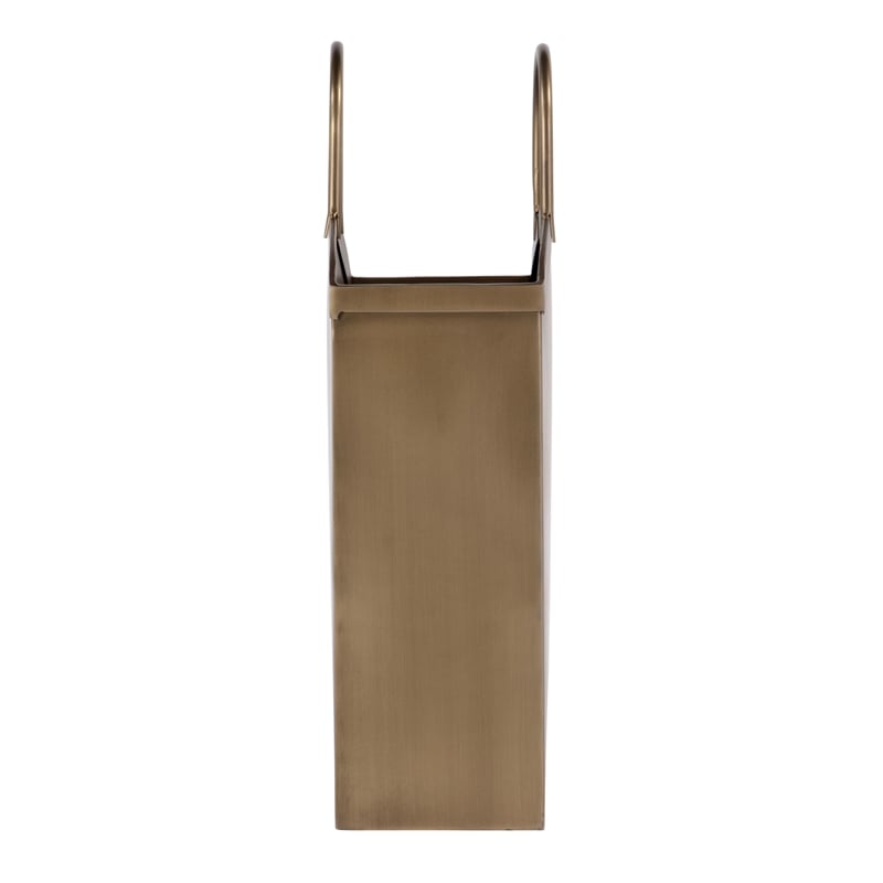 Beaumont Lane Contemporary Rectangular Metal Magazine Basket - Metalworks