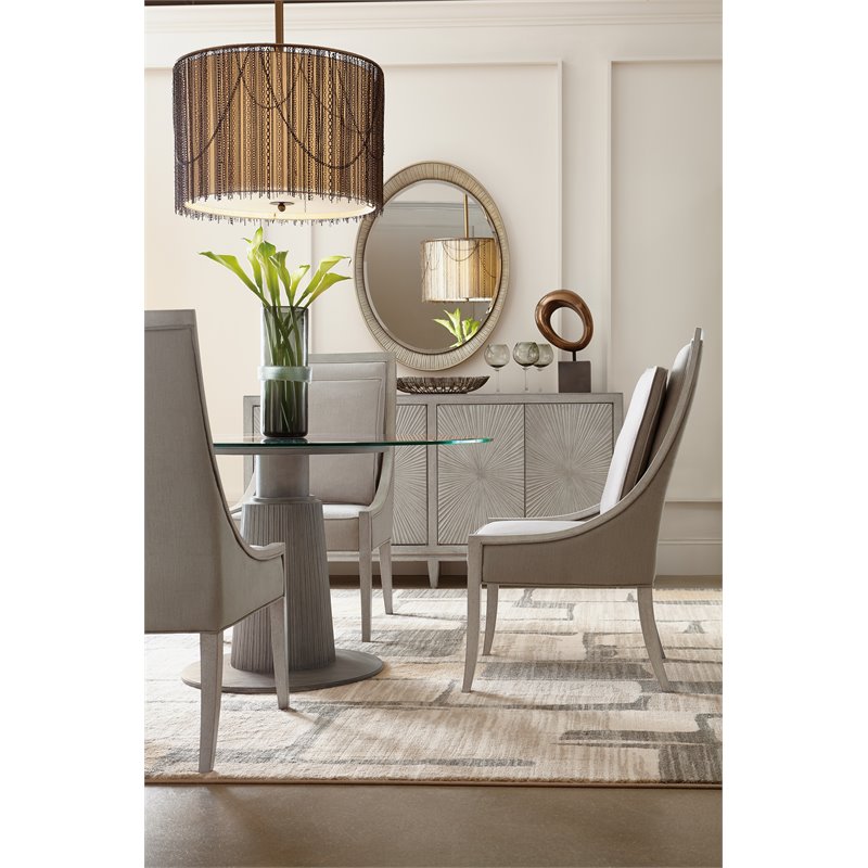 Beaumont Lane Modern / Contemporary Wood Host Chair in Beige Finish
