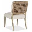 Beaumont Lane Assembled Transitional Dining Room Woven Back Side Chair