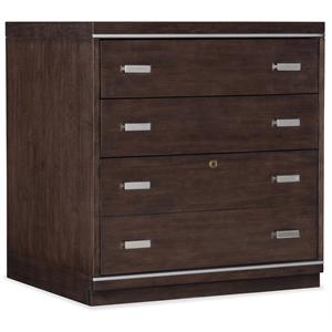 Beaumont Lane Transitional Home Office Wood Lateral File in Brown