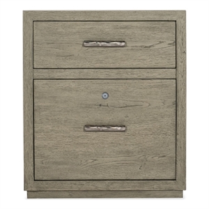 Beaumont Lane Transitional Home Office Wood File Cabinet in Gray