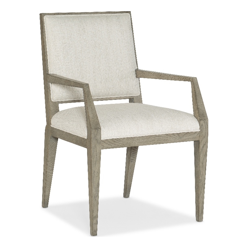 Beaumont Lane Transitional Dining Room Upholstered Arm Chair