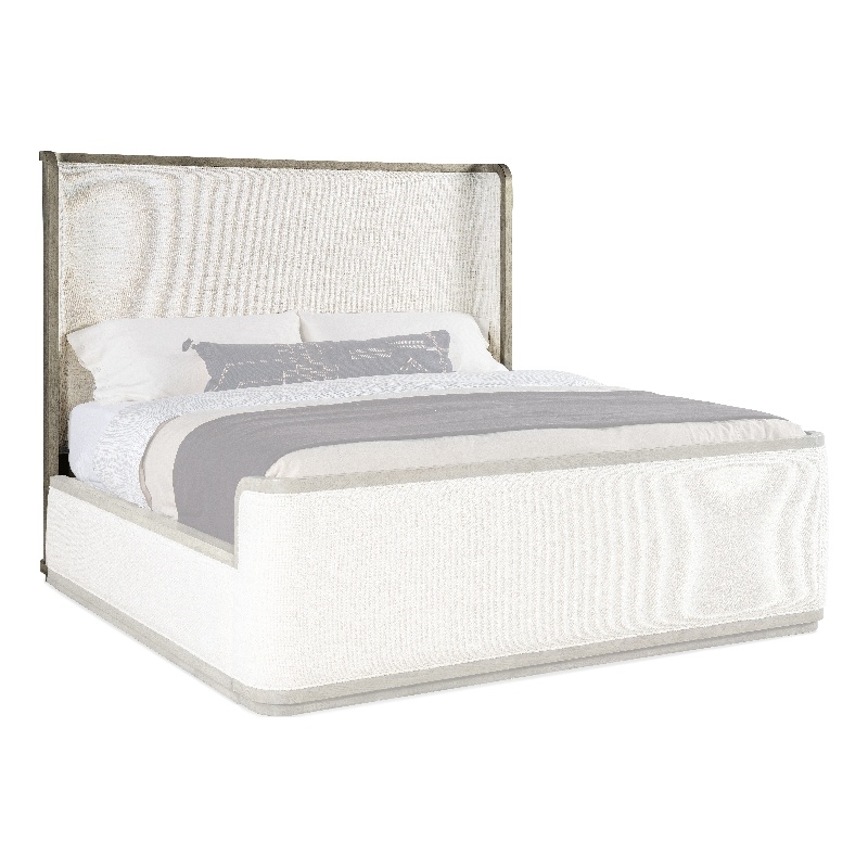 Beaumont Lane Transitional Bedroom Upholstered Shelter Headboard