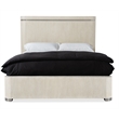 Beaumont Lane Contemporary Queen Wood Panel Bed in Natural Finish