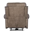 Beaumont Lane Power Leather Recliner with Power Headrest in Brown
