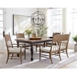 Beaumont Lane Wood Leg Dining Table with 1-22in leaf in Black