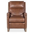 Beaumont Lane Power Recliner with Power Headrest in Brown Leather